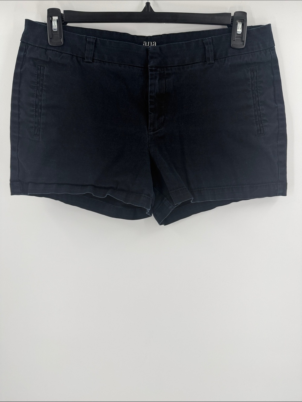 Women's Black Chino Shorts